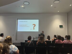 Amanda Taylor-Short presenting at AES26.